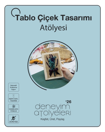 Tablo Çiçek Tasarımı Atölyesi