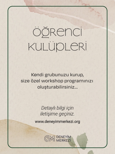 Öğrenci Kulüpleri Deneyim Merkezi'nde!